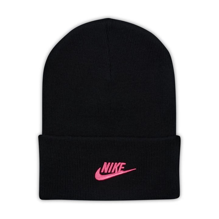 Nike  Black Nsw Peak Beanie Sn71 in Size Mens, Sports Direct