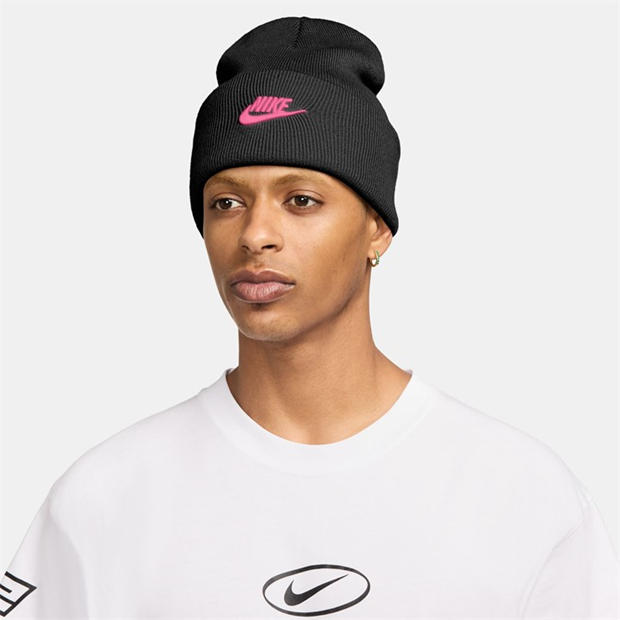 Black/Pinksicle - Nike - Nike NSW Peak Beanie Sn71