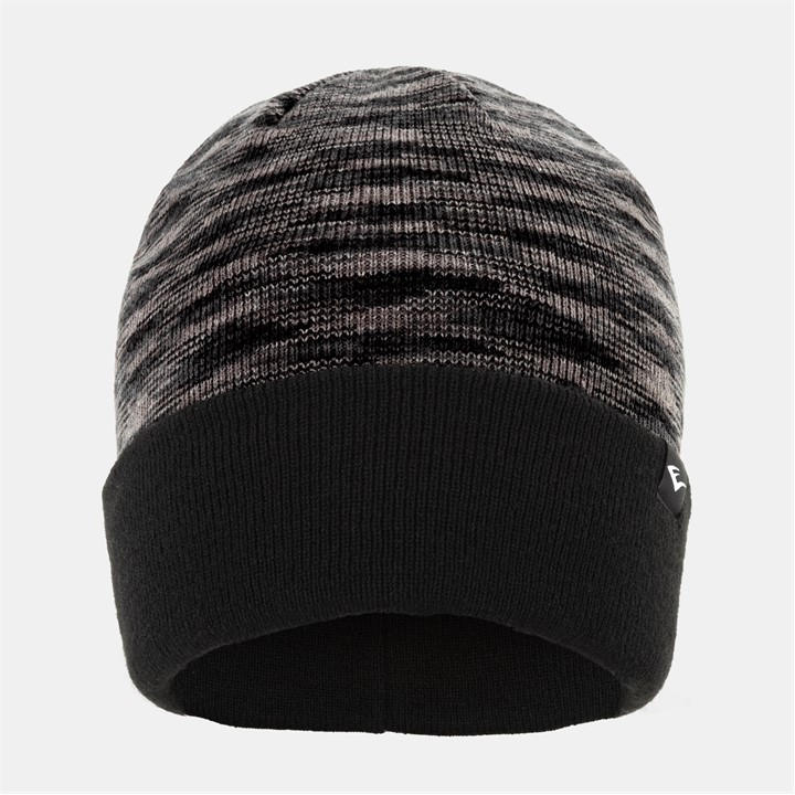 Everlast Unisex Black/Grey Flex Logo Adjustable Cuff Beanie - Mens - Image 2