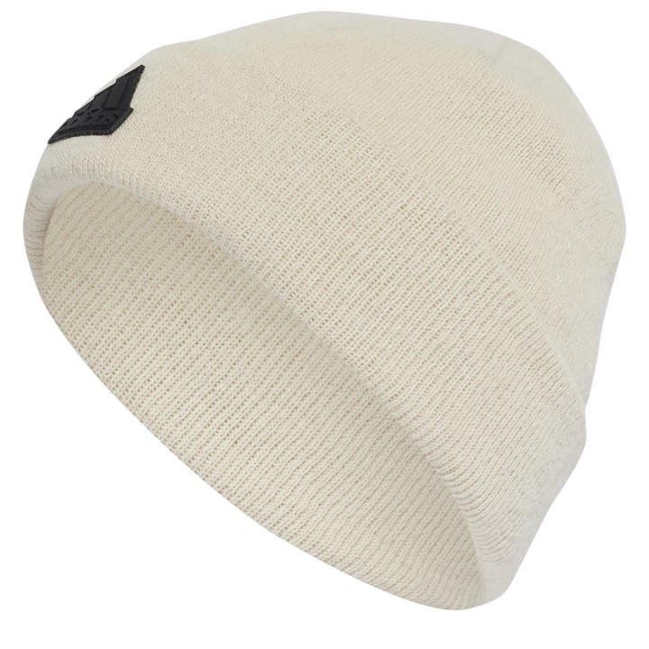 Adidas  Beige Tech Beanie  in Size Mens, Sports Direct