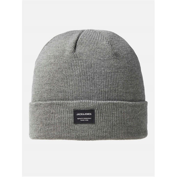 Jack And Jones Men's Grey Dna Cotton Beanie in Size Mens, Sports Direct