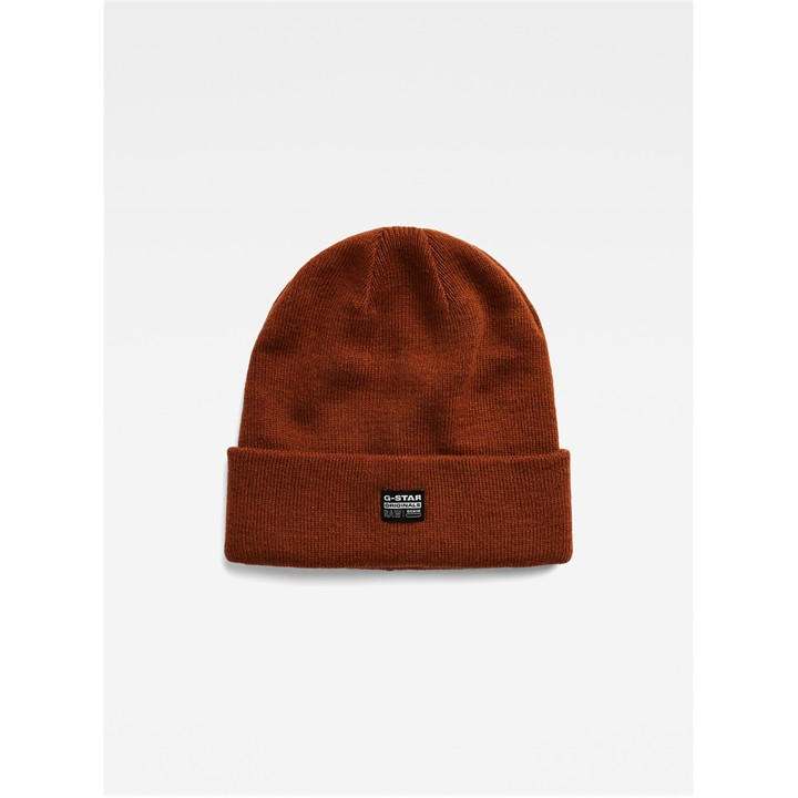 G Star Men's Red Effo Ribbed Knit Beanies, Sports Direct