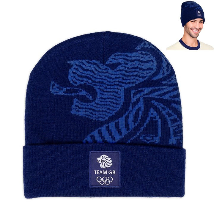 Team  Blue Gb Officially Licensed Beanie Hat, Sports Direct