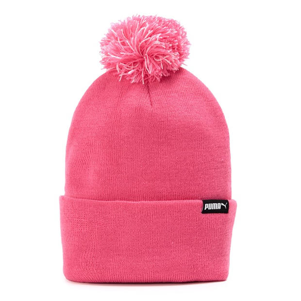 Pink - Puma - Puma (16) Ls Core Knit Pom Pom Beanie Mens