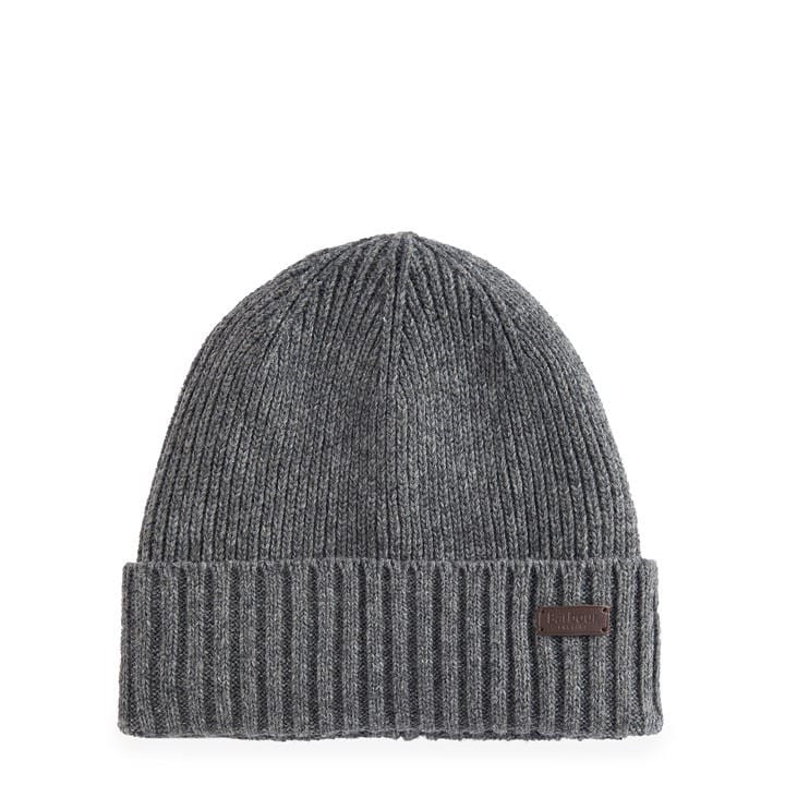 Barbour Men's Grey Carlton Wool Mix Beanie, Sports Direct