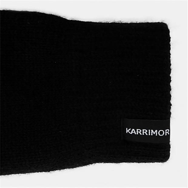 Black - Karrimor - Acrylic Knitted Thermal Touchscreen Walking Gloves