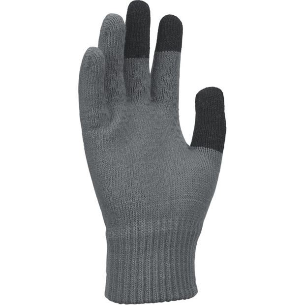 Grey/Black - Nike - Men's Knitted Tech and Grip Fleece Gloves