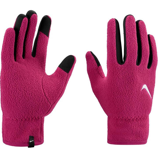 Beet/White - Nike - Men's Therma-Fit Fleece Gloves