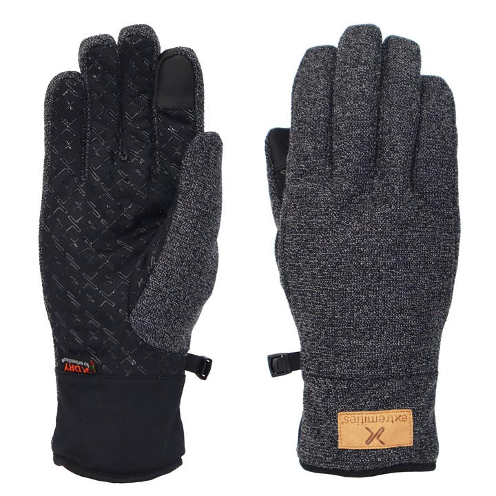 Extremities Men's Black Bora Walking Glove in Size L, Sports Direct