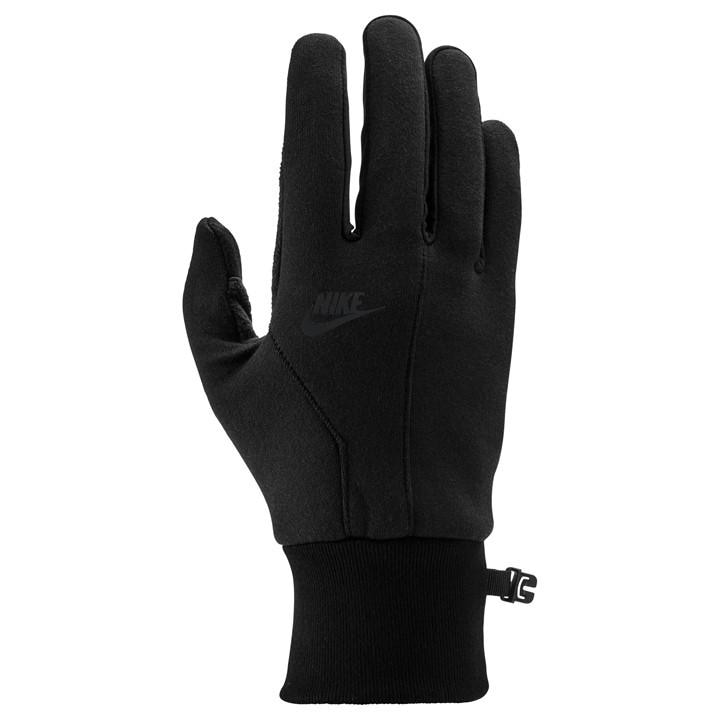 Nike  Black Therma-Fit Tech Fleece Gloves in Size XL, Sports Direct