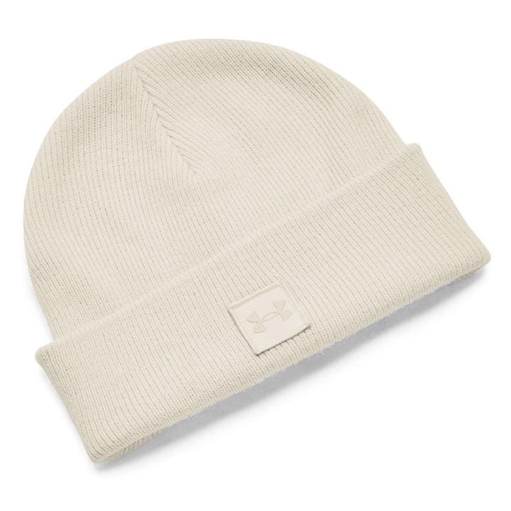 Under Armour Men's White Halftime Shallow Cuff Beanie in Size Mens, Sports Direct