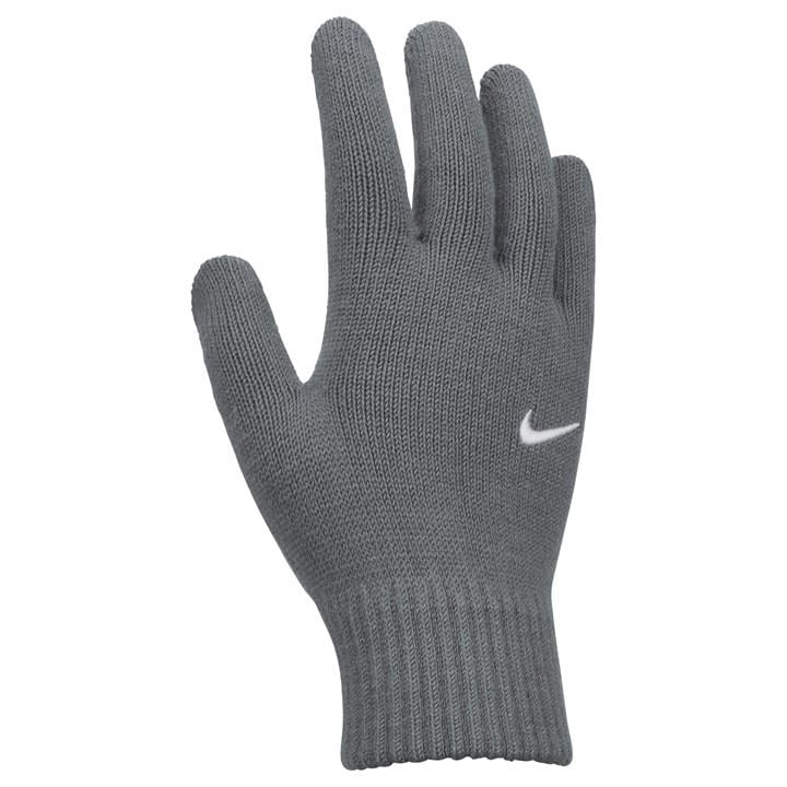 Nike  Kids Grey Youth Swoosh Knit Gloves in Size XL Boys, Sports Direct