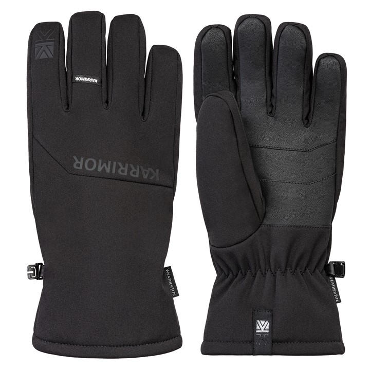 Karrimor  Black Waterpoof Gloves Mens in Size XL, Sports Direct