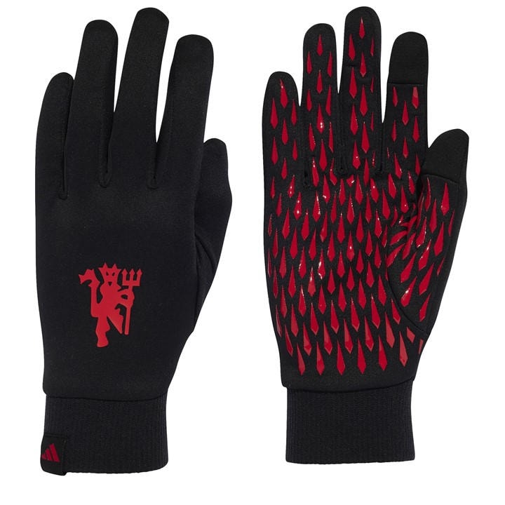 Mufc     Fp Gloves Football Player Glove , Football by adidas in Size M, Sports Direct