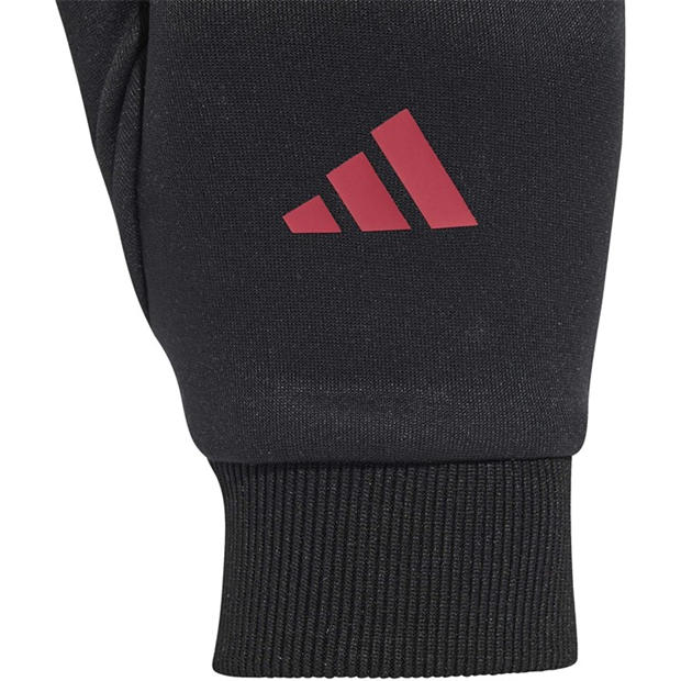 Black/Red - adidas - Liverpool Football Player Gloves