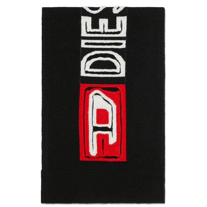 Diesel  Black  Midweight Scarf, Sports Direct