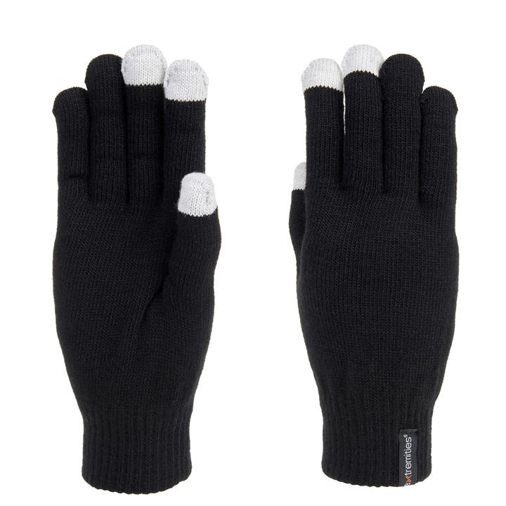Extremities  Black Thinny Touch Walking Gloves in Size M, Sports Direct