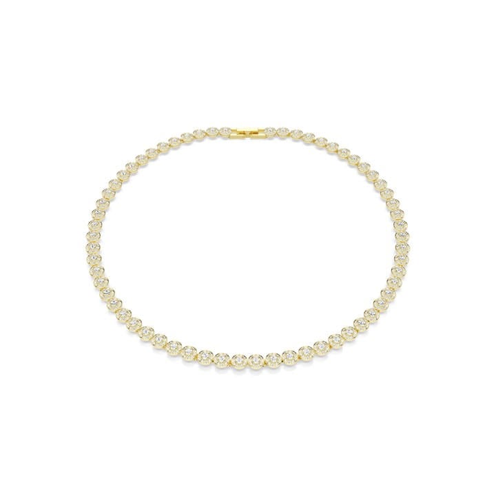 Swarovski Women's Gold Una Small Choker Necklace, Sports Direct