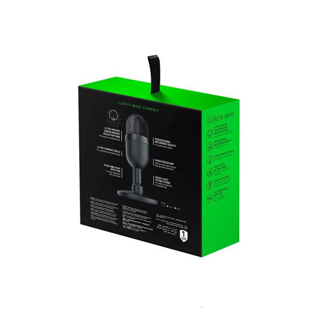 Multi Format and Universal - Razer - Razer Seiren Mini Black Microphone