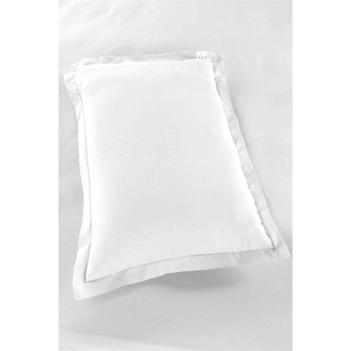 Homelife  White Non Iron Plain Dyed Oxford Pillowcase, Sports Direct