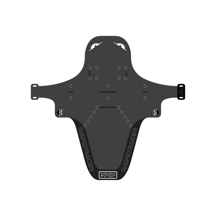 Rrp  Black Enduroguard Front Mudguard - 26''/27.5''/29'' in Size Standard, Sports Direct