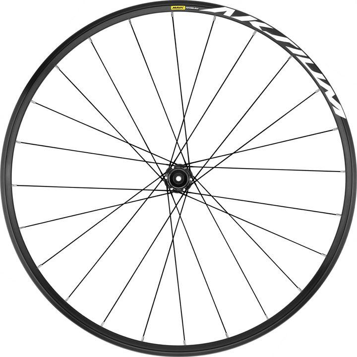 Mavic  Black Aksium Clincher 6 Bolt Disc Brake 700C Road Front Wheel, Sports Direct