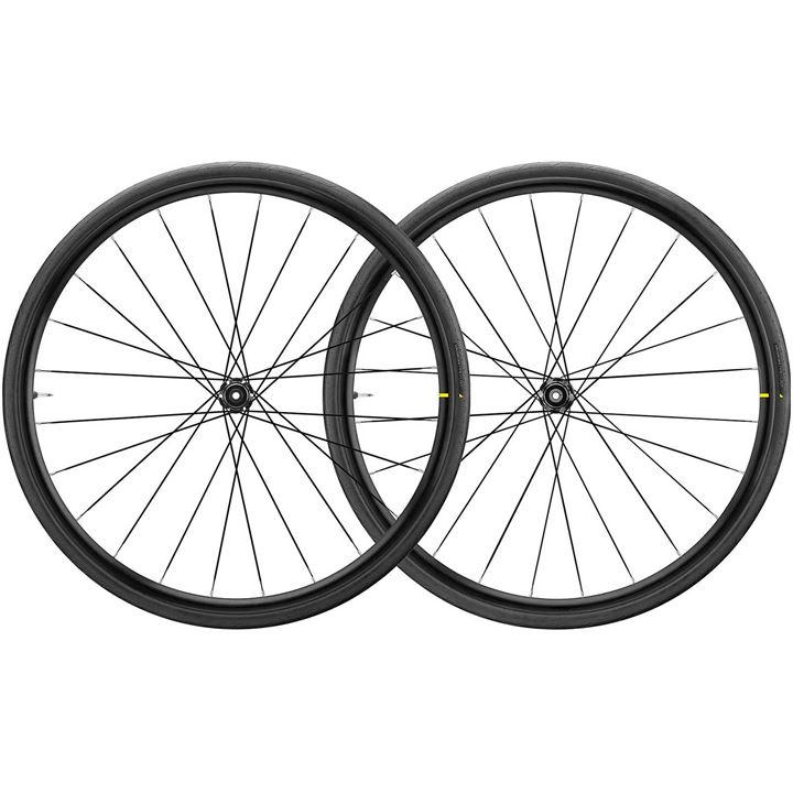 Sports Direct Mavic Aksium Elite Evo 2020 UST Tubeless Centre Lock Disc Brake 700c Road Wheelset - Black | Massive selection of Sports + Interest FREE credit.