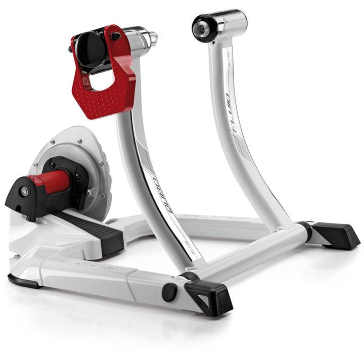 Elite  Grey Qubo Power Fluid Turbo Trainer, Sports Direct