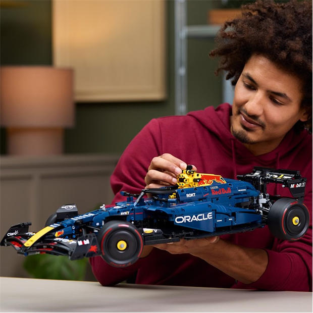Daudzkrāsains - LEGO - Oracle Red Bull Racing Car Lego Building Blocks