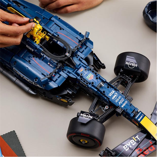 Daudzkrāsains - LEGO - Oracle Red Bull Racing Car Lego Building Blocks