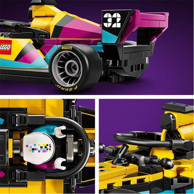 F1 Academy - LEGO - Speed Champions F1 ACADEMY LEGO Race Car Toy - 77258
