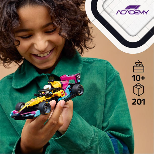 F1 Academy - LEGO - Speed Champions F1 ACADEMY LEGO Race Car Toy - 77258