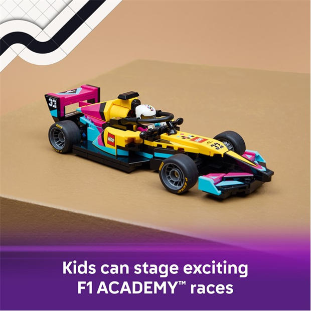 F1 Academy - LEGO - Speed Champions F1 ACADEMY LEGO Race Car Toy - 77258