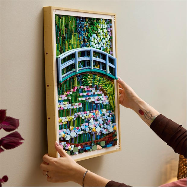 Claude Monet - LEGO - Art 31220 Claude Monet – Bridge over a Pond of Water Lilies