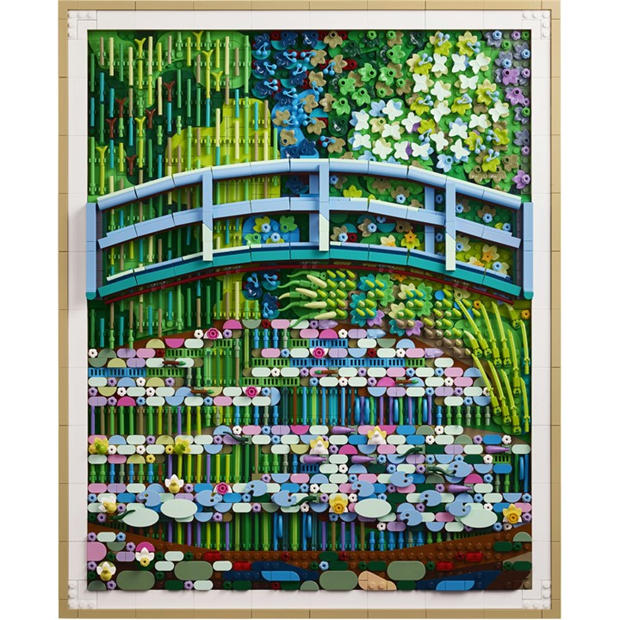 Claude Monet - LEGO - Art 31220 Claude Monet – Bridge over a Pond of Water Lilies