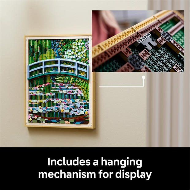 Claude Monet - LEGO - Art 31220 Claude Monet – Bridge over a Pond of Water Lilies