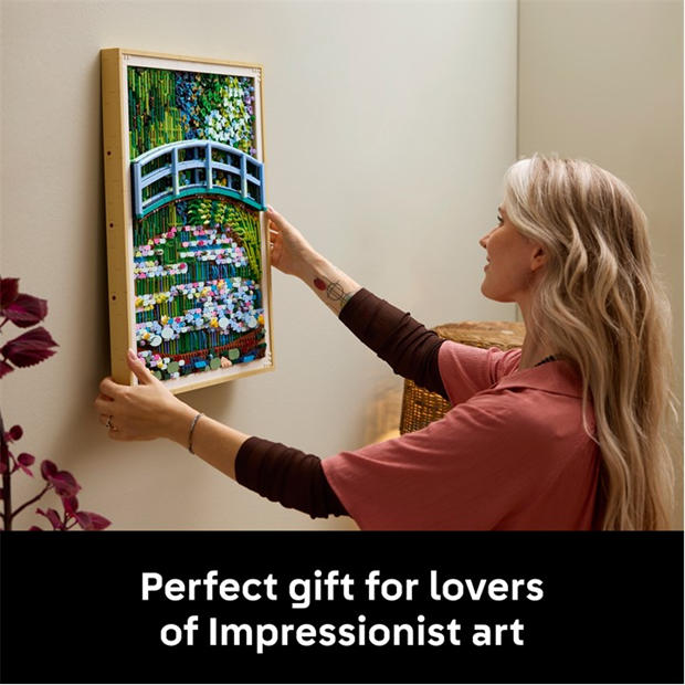 Claude Monet - LEGO - Art 31220 Claude Monet – Bridge over a Pond of Water Lilies