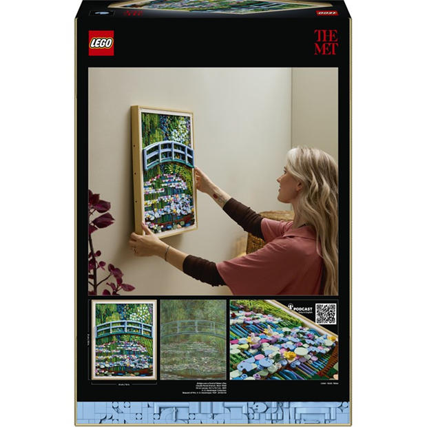 Claude Monet - LEGO - Art 31220 Claude Monet – Bridge over a Pond of Water Lilies