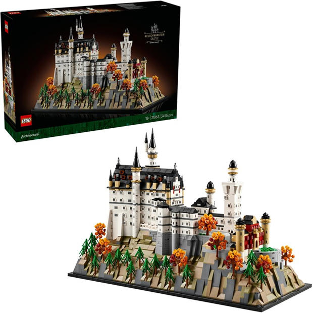 LEGO LEGO Architecture 21063 Neuschwanstein Castle Collectible Model Kit  for Adults | SportsDirect.com Moldova