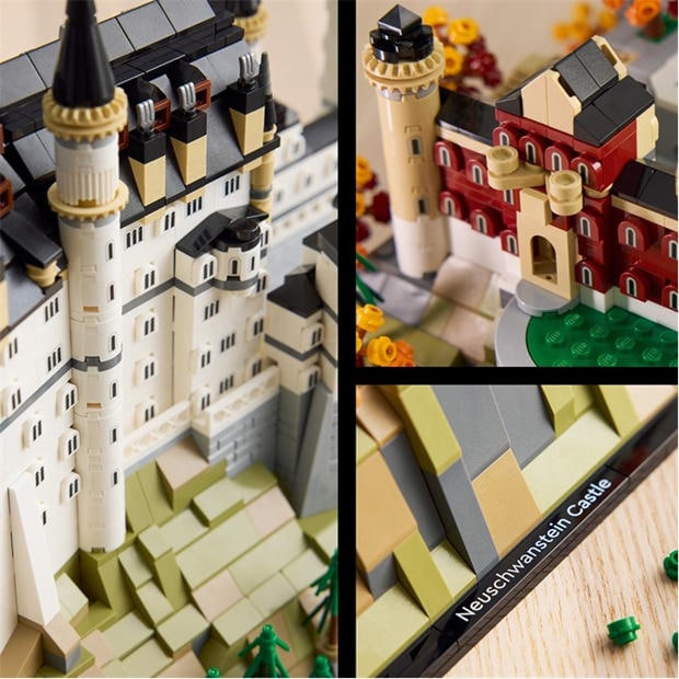 TBC - LEGO - LEGO® Architecture 21063 Neuschwanstein Castle Collectible Model Kit for Adults