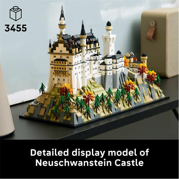 TBC - LEGO - LEGO® Architecture 21063 Neuschwanstein Castle Collectible Model Kit for Adults