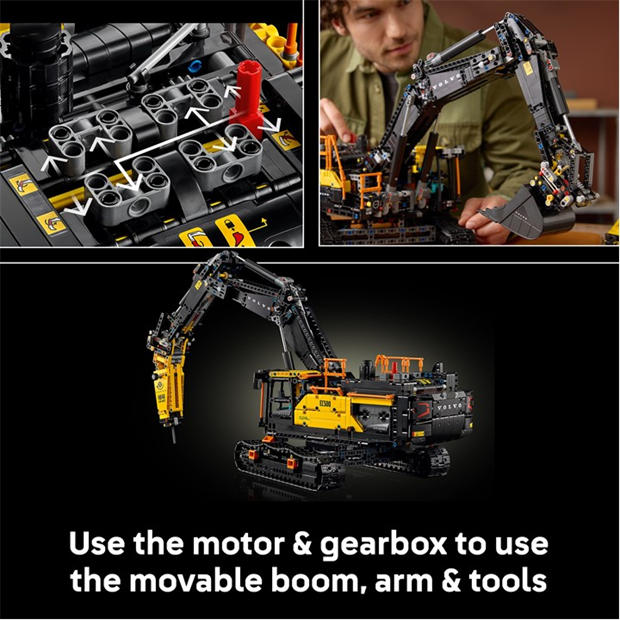 Volvo EC500 - LEGO - LEGO® Technic 42215 Volvo EC500 Hybrid Excavator Set Gift for Adults