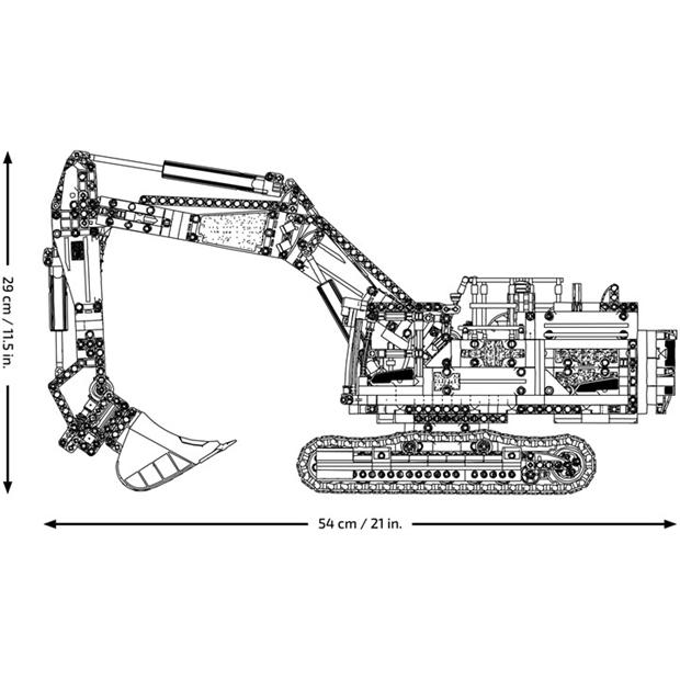 Volvo EC500 - LEGO - LEGO® Technic 42215 Volvo EC500 Hybrid Excavator Set Gift for Adults