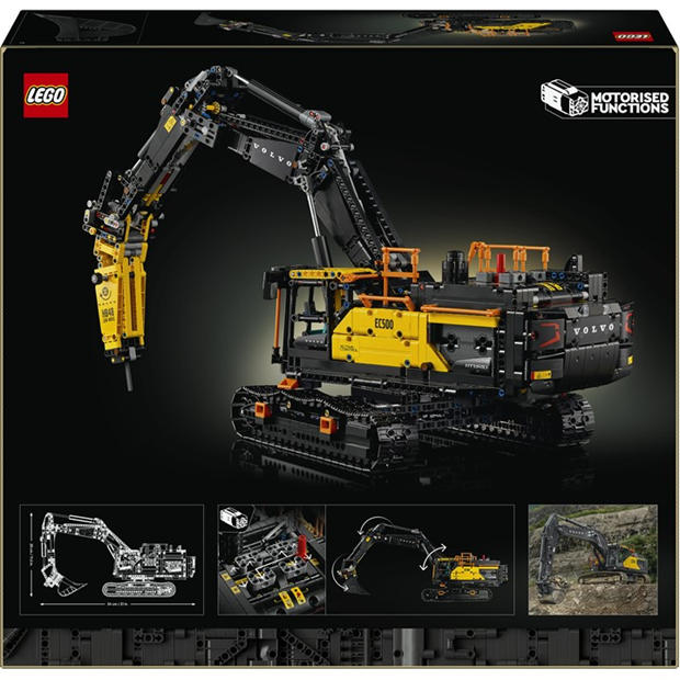 Volvo EC500 - LEGO - LEGO® Technic 42215 Volvo EC500 Hybrid Excavator Set Gift for Adults