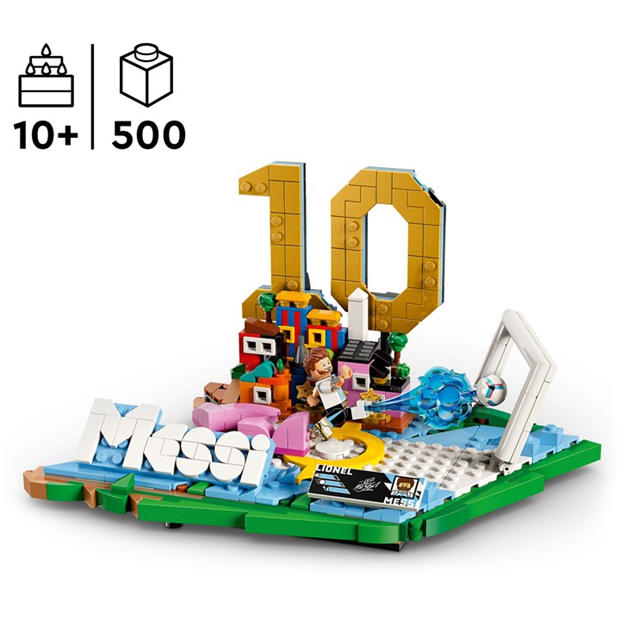 Messi - LEGO - LEGO Editions Lionel Messi – Soccer Highlights - Building Set for Boys & Girls Ages 10+ - 43011