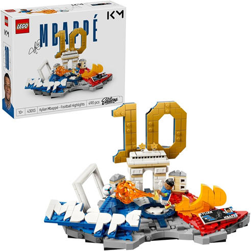 LEGO - LEGO Editions Kylian Mbappe – Soccer Highlights - Building Set for Boys & Girls Ages 10+ - 43013