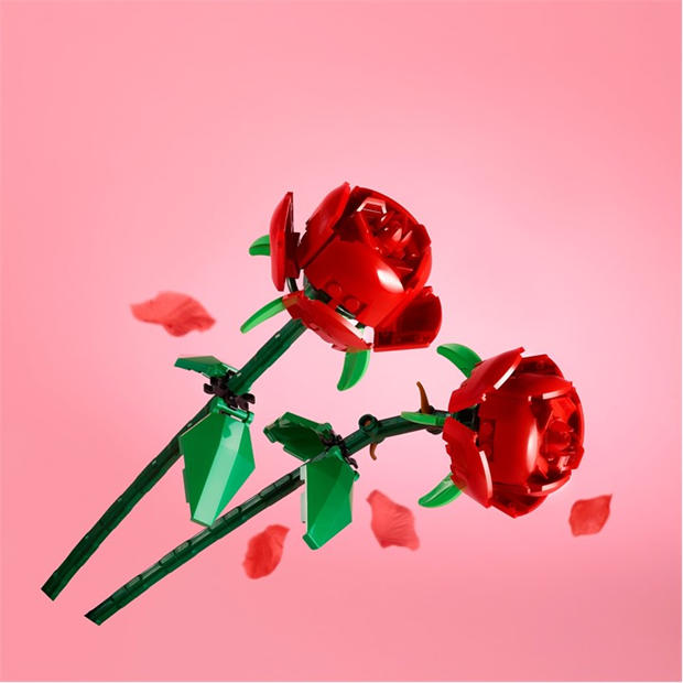 Roses - LEGO - LEGO Botanicals Flower Bouquet Home Decor Set 40460