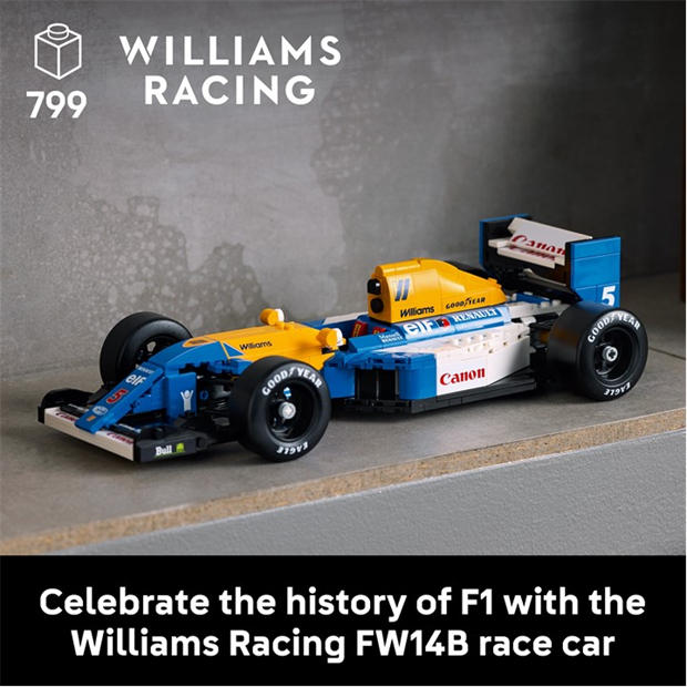 Williams Car - LEGO - Icons 10353 Williams Racing FW14B & Nigel Mansell