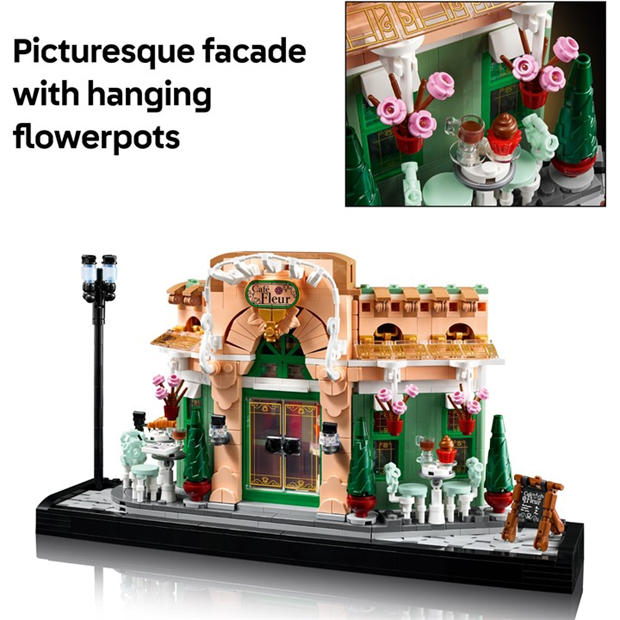 Да се определи - LEGO - Icons 10362 French Cafe Building Set for Adults