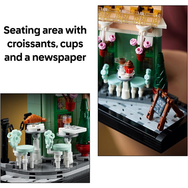 Да се определи - LEGO - Icons 10362 French Cafe Building Set for Adults